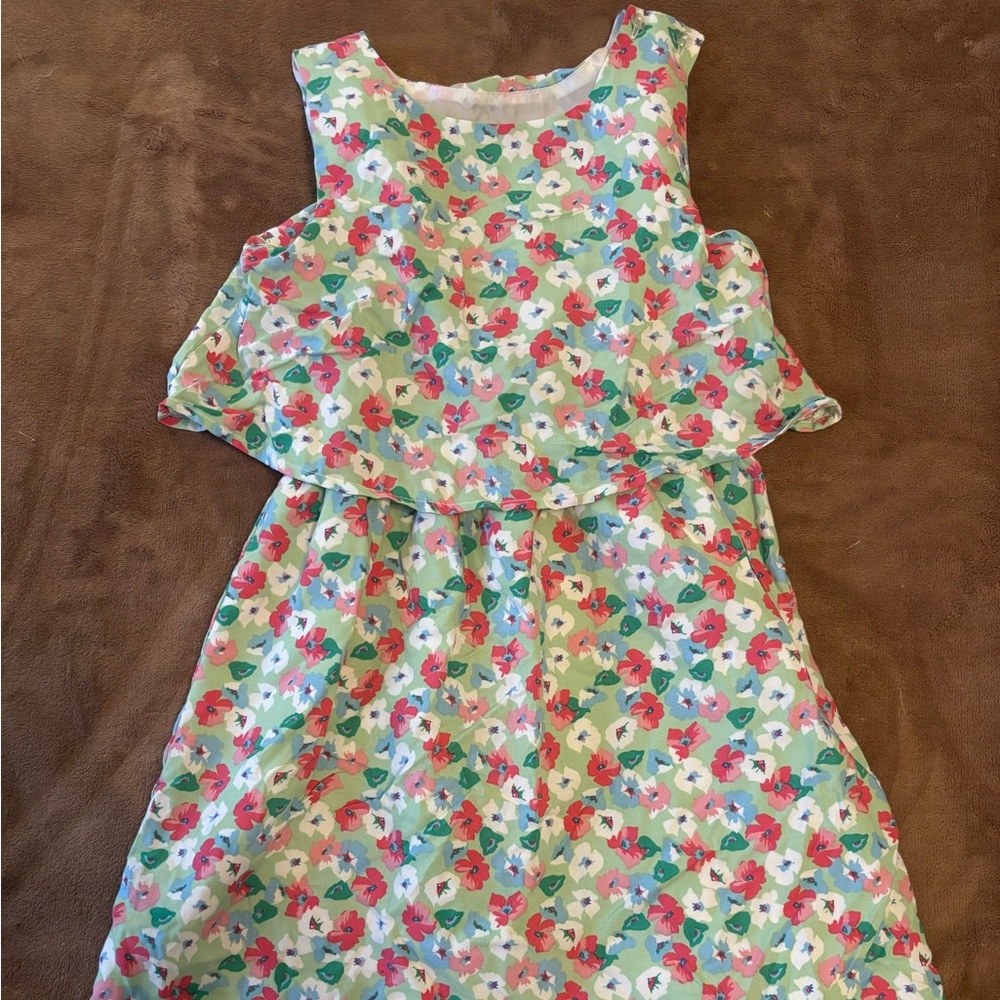 Maggie Breen Pink Floral Dress